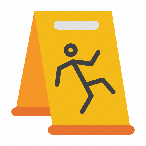 Wet, floor, caution, sign, slippery, warning, cleaning icon - Download on Iconfinder