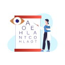ophthalmologist, checkingeye, exam, visual, acuity, retinal