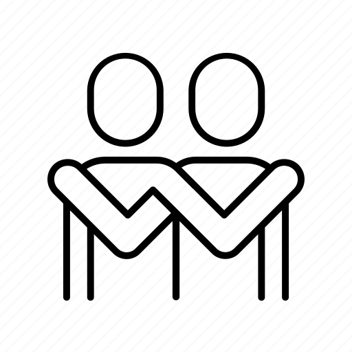 Buddy, friends, together, hug, love icon - Download on Iconfinder