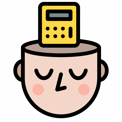 Accounting, human, math, mind icon - Download on Iconfinder