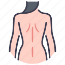anatomy, back, body, female, human, naked, women