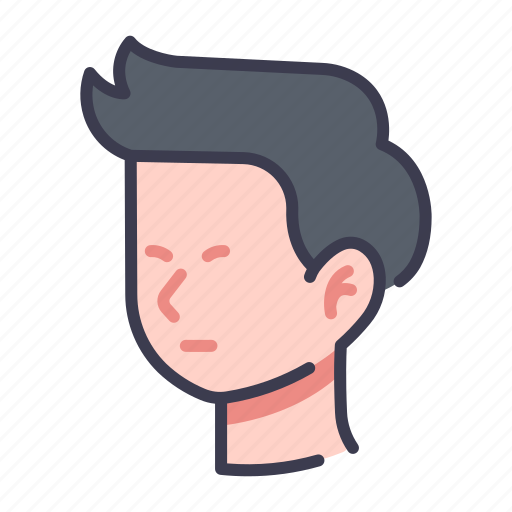 Face, hair, head, male, man, people, person icon - Download on Iconfinder