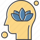 brain, flower, human