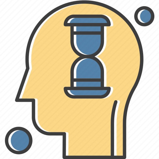 Brain, hourglass, human icon - Download on Iconfinder