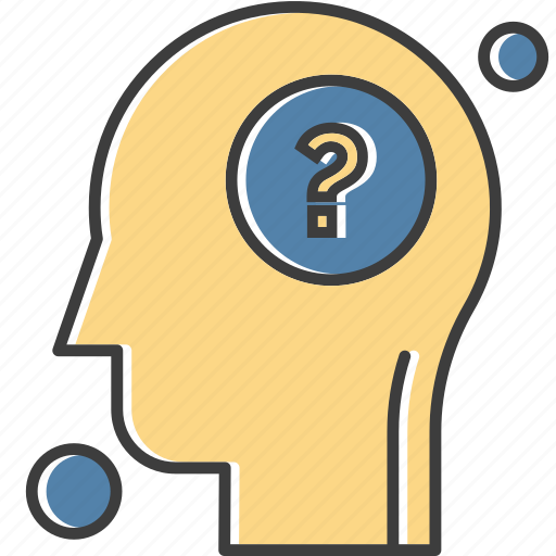 Brain, human, question mark icon - Download on Iconfinder