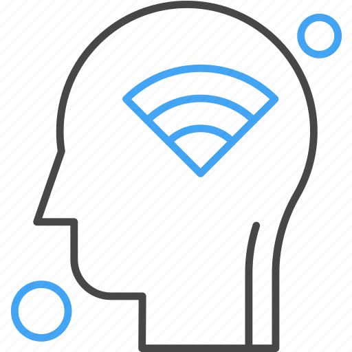 Wifi, brain, human icon - Download on Iconfinder
