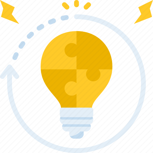 Logical, thinking, logical thinking, creativity, bulb, creative, innovation icon - Download on Iconfinder