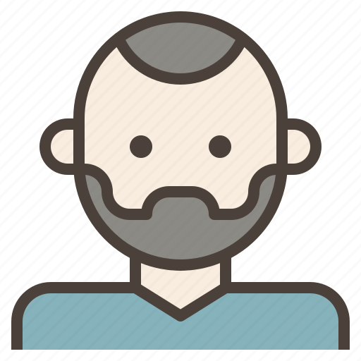 Avatar, bald, beard, facial, hair, man, skinhead icon - Download on Iconfinder
