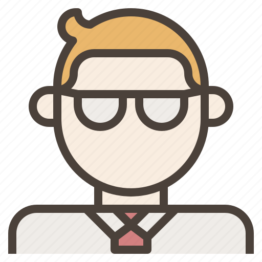 Avatar, businessman, employee, glasses, man, tie icon - Download on Iconfinder