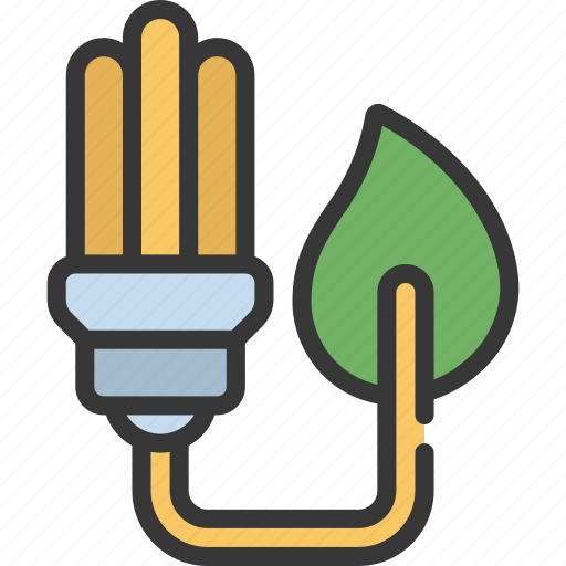 Eco, bulb, leaf, energy, electric, economical icon - Download on Iconfinder