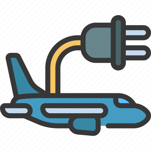 Electric, airplane, energy, aeroplane icon - Download on Iconfinder