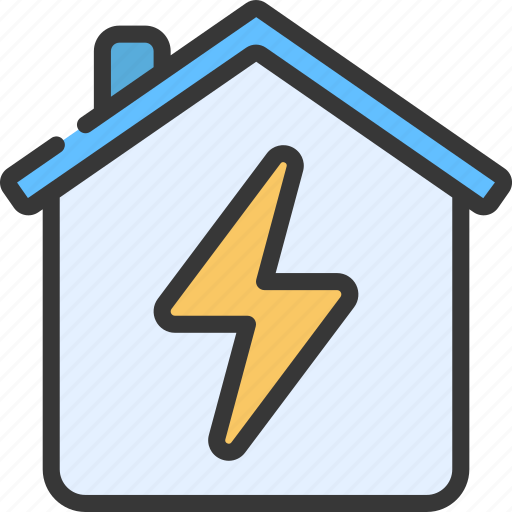 Electric, house, energy, smart, home icon - Download on Iconfinder