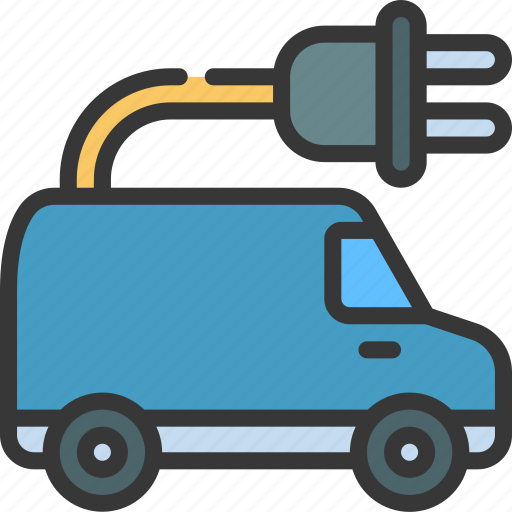 Electric, van, energy, vehicle icon - Download on Iconfinder