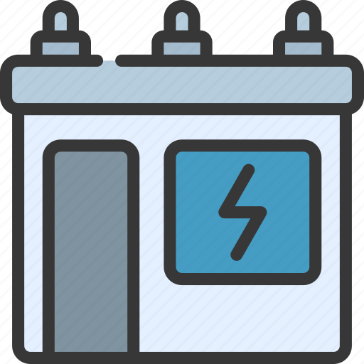 Electrical, substation, building, energy, hut, electric icon - Download on Iconfinder