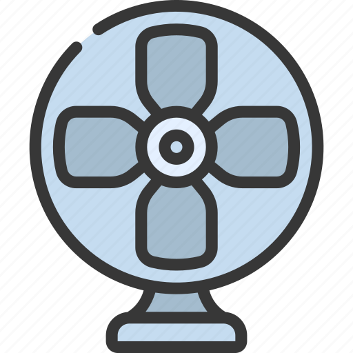 Fan, energy, electric, cooling, powered icon - Download on Iconfinder