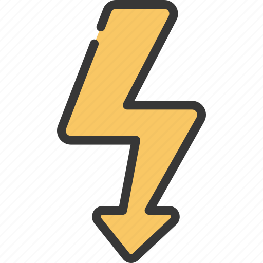 Lightening, bolt, arrow, energy, electric icon - Download on Iconfinder