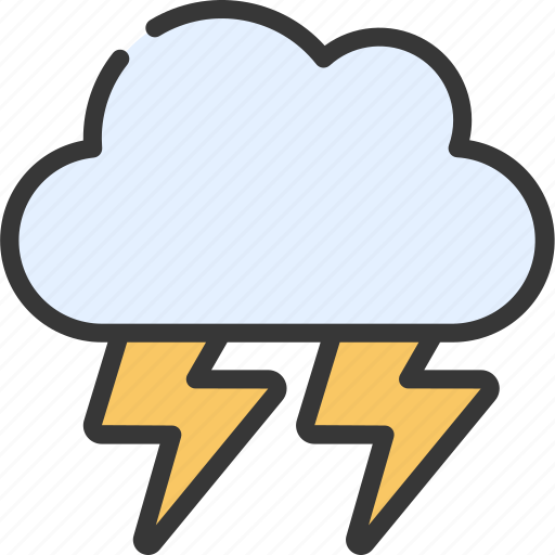 Lightening, cloud, energy, electric, thunder, storm icon - Download on Iconfinder