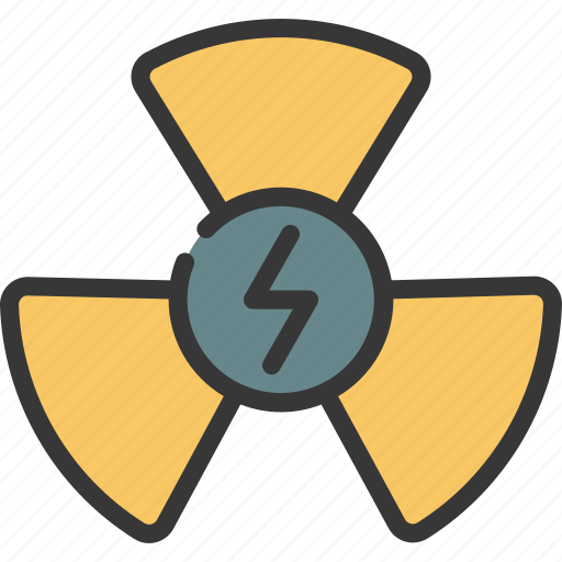 Nuclear, power, energy, electric, bolt icon - Download on Iconfinder