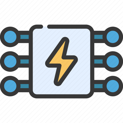 Power, technology, energy, tech, wires, cables icon - Download on Iconfinder