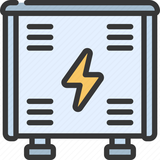 Substation, machine, energy, electric, power icon - Download on Iconfinder