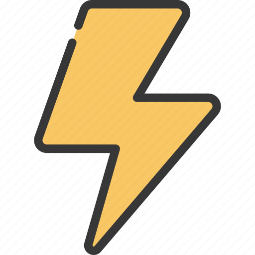 Thunder, bolt, energy, current, climate icon - Download on Iconfinder