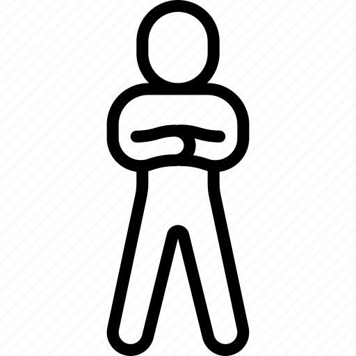 Folded, arms, person, people, stickman, proud icon - Download on Iconfinder