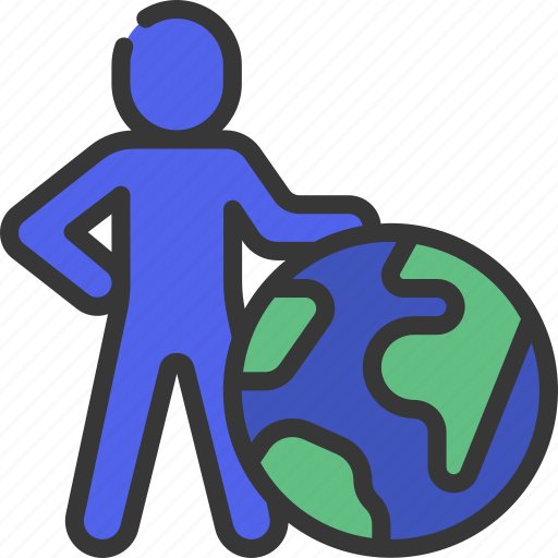 Global, person, people, stickman, world icon - Download on Iconfinder