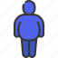 overweight, person, people, stickman, obese 