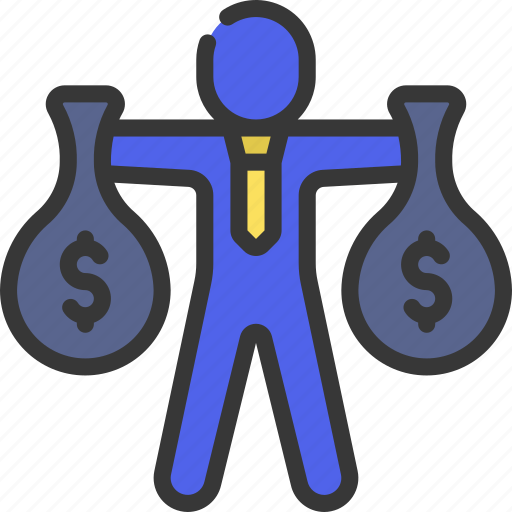Person, holding, money, bags, people, stickman, cash icon - Download on Iconfinder
