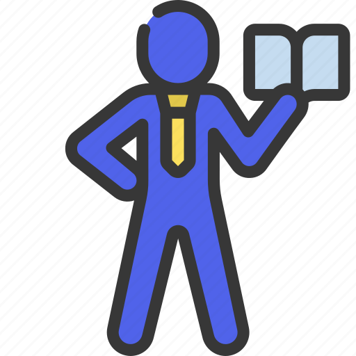Person, reading, book, people, stickman, novel icon - Download on Iconfinder