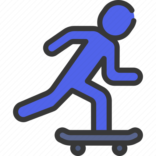 Person, skateboarding, people, stickman, skater icon - Download on Iconfinder