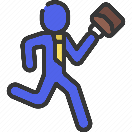 Running, business, person, people, stickman, work icon - Download on Iconfinder
