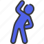 sports, stretching, person, people, stickman, sporting 