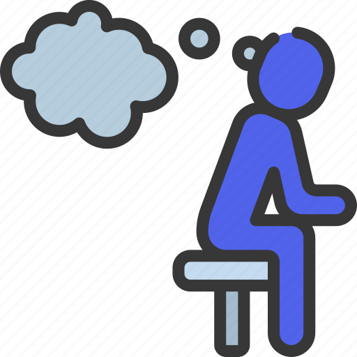 Thinking, person, people, stickman, thought icon - Download on Iconfinder