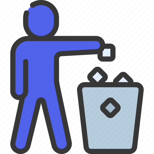 Throw, out, trash, person, people, stickman icon - Download on Iconfinder