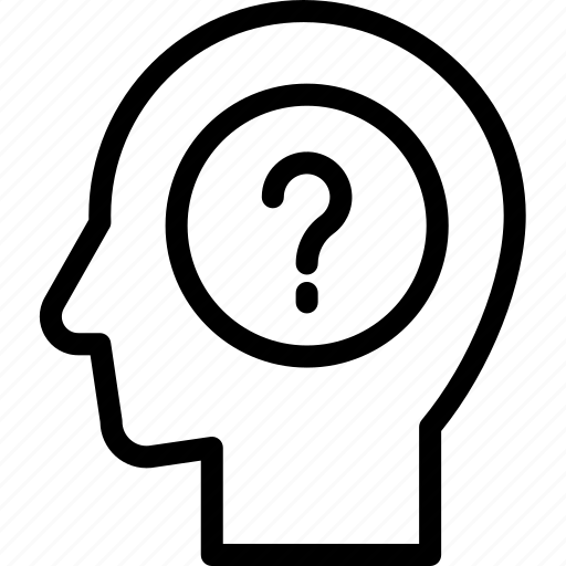 Head, human, idea, mind, questions, think icon - Download on Iconfinder