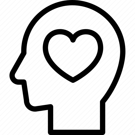 Head, human, idea, love, mind, think icon - Download on Iconfinder
