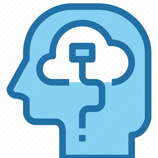 Cloud, connect, head, human, mind, think, thinking icon - Download on Iconfinder