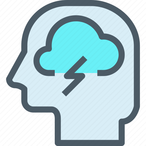 Cloud, head, human, mind, thinking icon - Download on Iconfinder