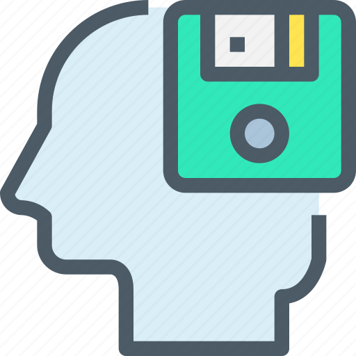 Head, human, memory, mind, save, thinking icon - Download on Iconfinder