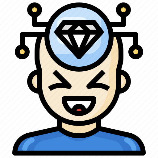 Diamond, mind, human, quality, thought icon - Download on Iconfinder
