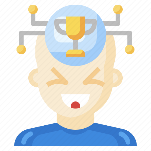 Trophy, success, winner, mind, human icon - Download on Iconfinder