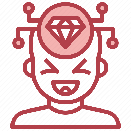 Diamond, mind, human, quality, thought icon - Download on Iconfinder