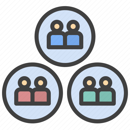 Social, separation, group, couple, private, community, population icon - Download on Iconfinder