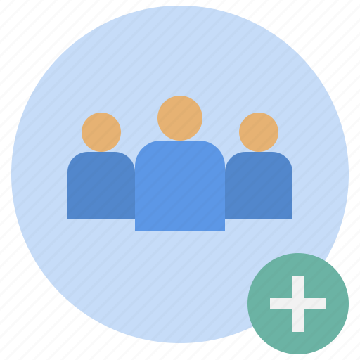 Group, community, join, member, recruit, add, friend icon - Download on Iconfinder