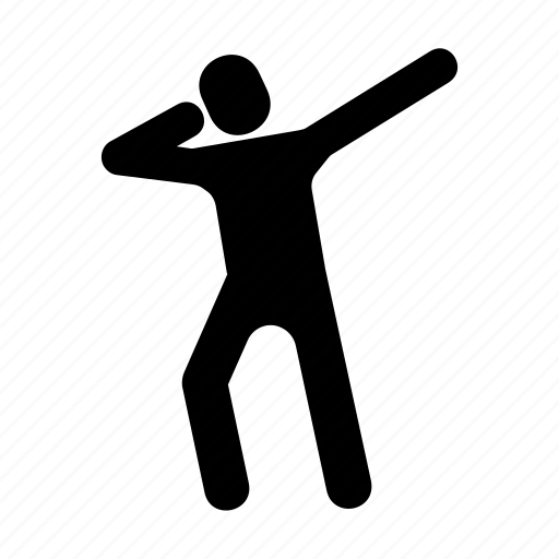 Dab, dance, human, people, silhouette icon - Download on Iconfinder