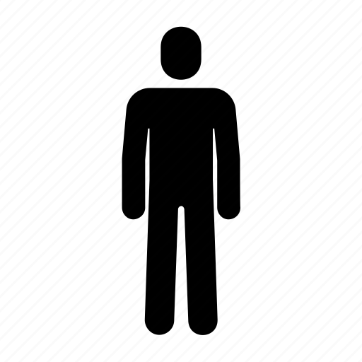 Human, people, silhouette, stand, standing icon - Download on Iconfinder