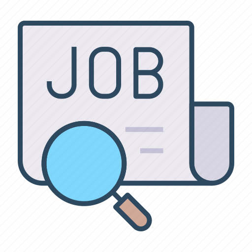 Job, online job, search, human resources icon - Download on Iconfinder