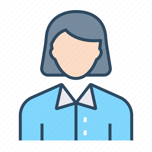 Job, female employee, woman, employee, human resources icon - Download on Iconfinder