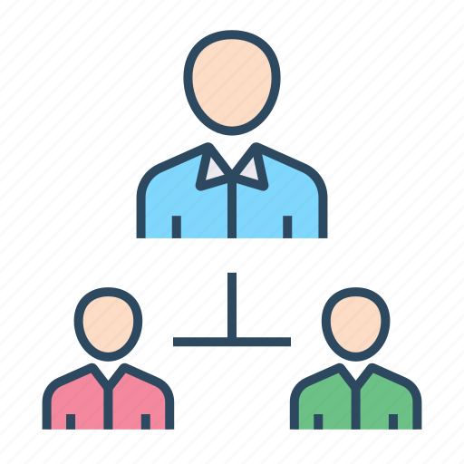 Job, team structure, team hierarchy, organization, human resources icon - Download on Iconfinder